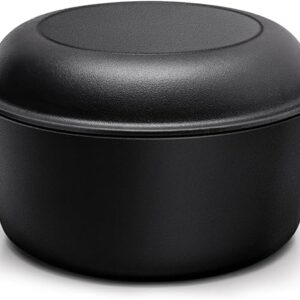 Warmiehomy 2 in 1 Cast Iron Dutch Oven,5L Pre-Seasoned Cast Iron Pot with Skillet Lid,Non-Stick Skillet and Pot Set with Two Handles for Indoor Outdoor,26cm